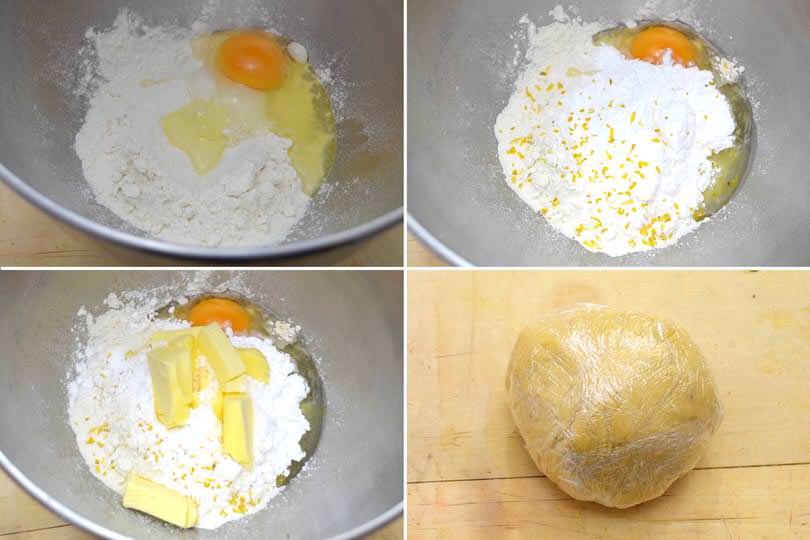 1 impastare ingredienti