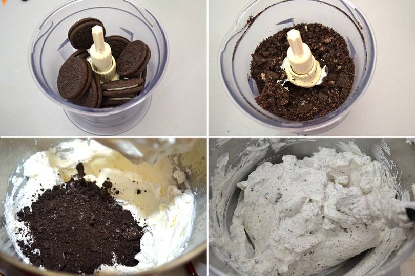 2 aggiungere oreo tritati