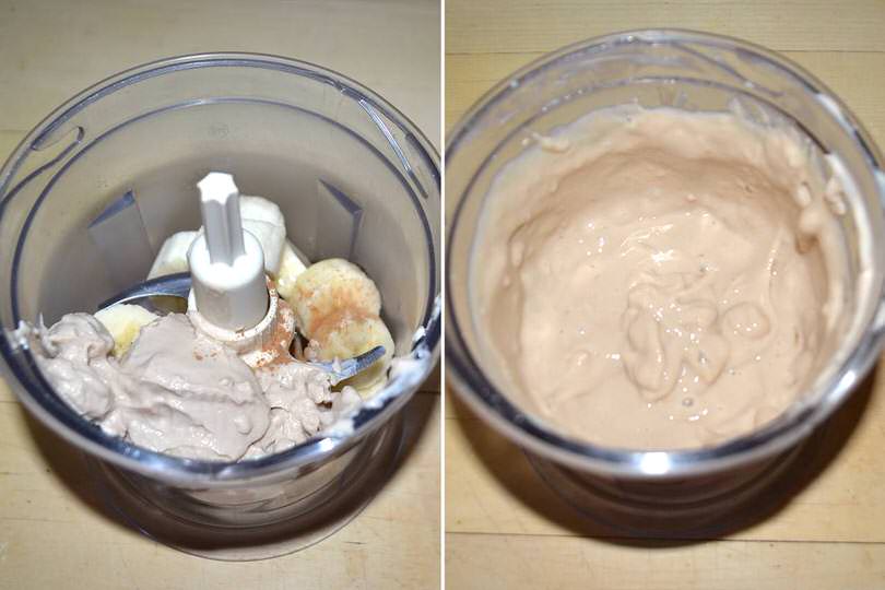 2 aggiungere yogurt e frullare