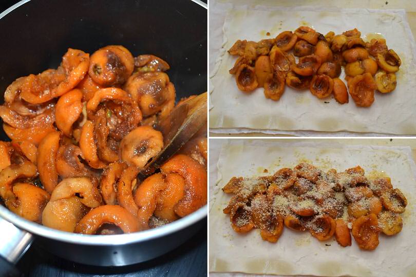 2 nespole e pasta sfoglia