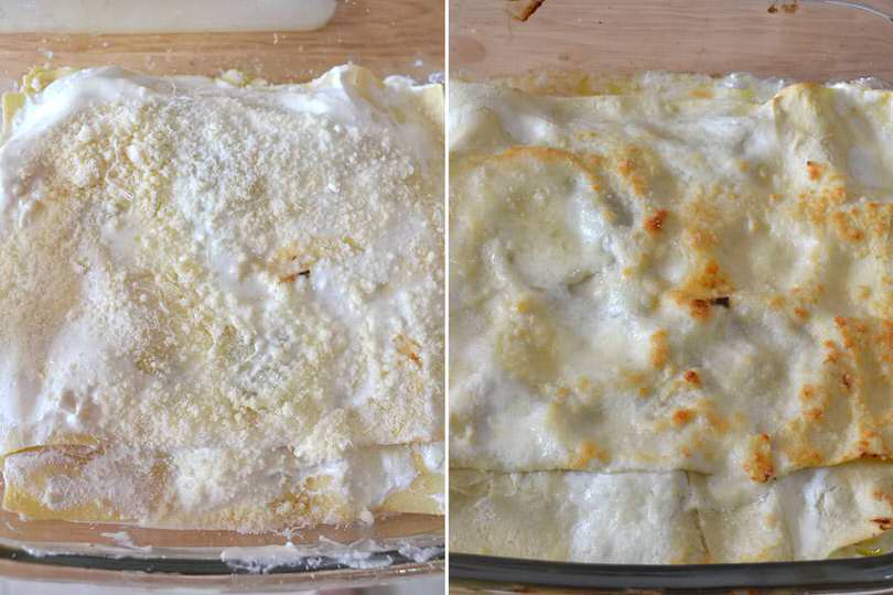 4 cuocere lasagne