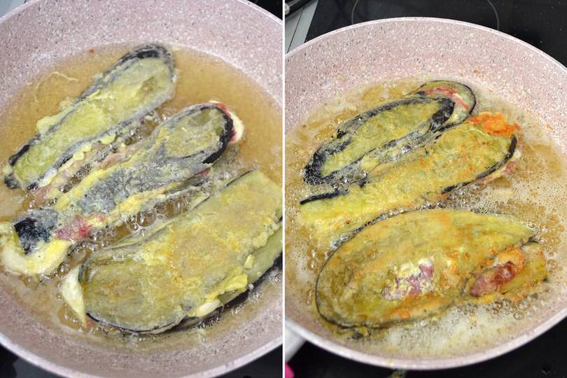 6 friggere melanzane