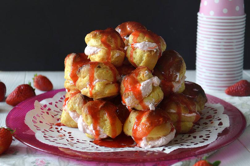 Bignè alle fragole