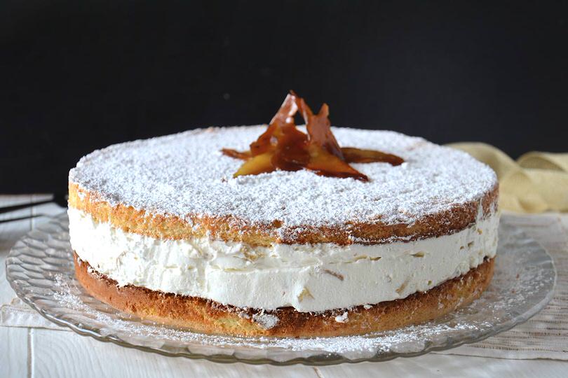 Torta ricotta e pere