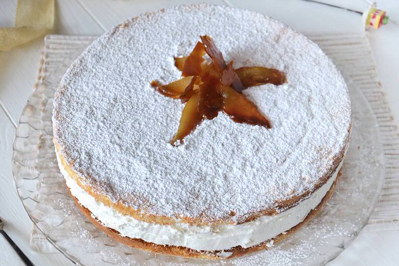 tort ricotta pere