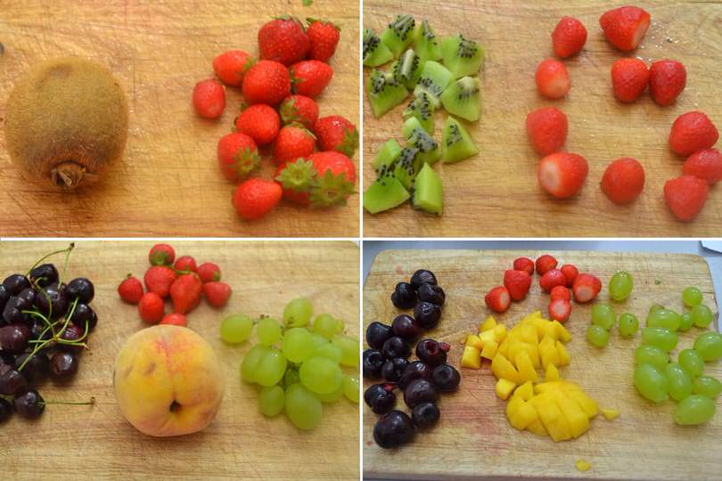 1 tagliare frutta