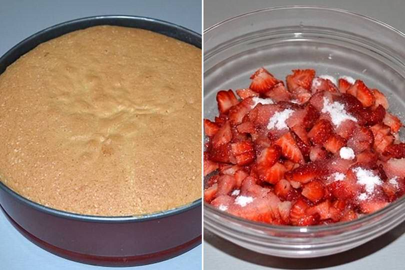 2 fragole e zucchero