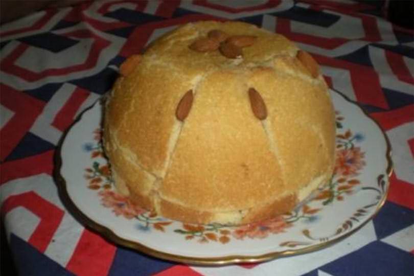 Zuccotto alle mandorle