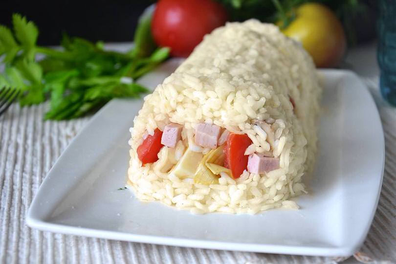 Rotolo di riso freddo