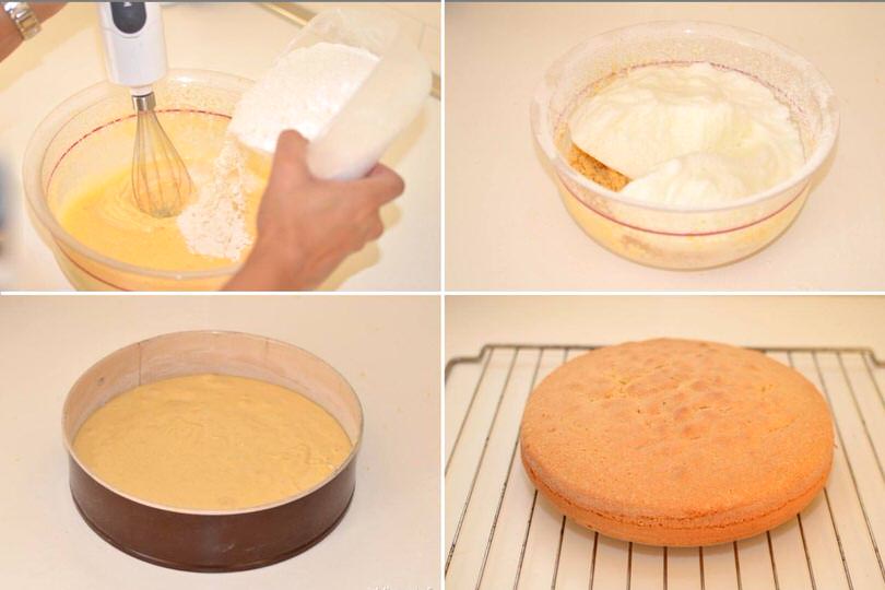 1 preparare pan di spagna