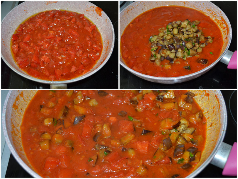 sugo pomodoro e melanzane