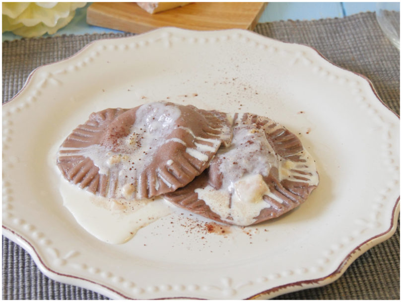 Ravioli al cacao