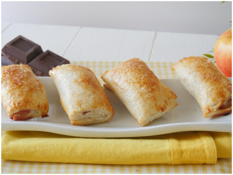 Saccottini alle mele e cioccolato