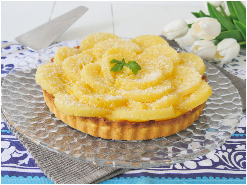 Crostata cocco e ananas