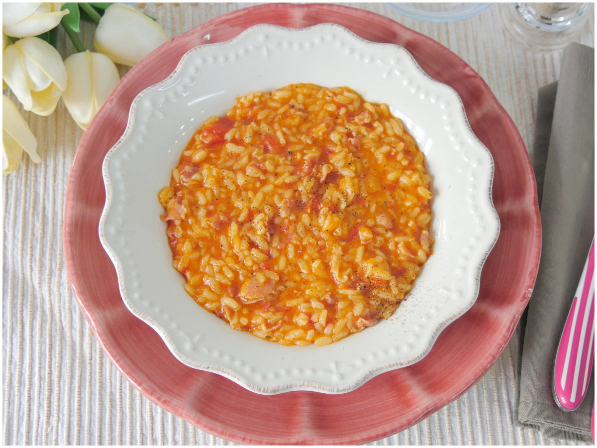 Risotto all'amatriciana