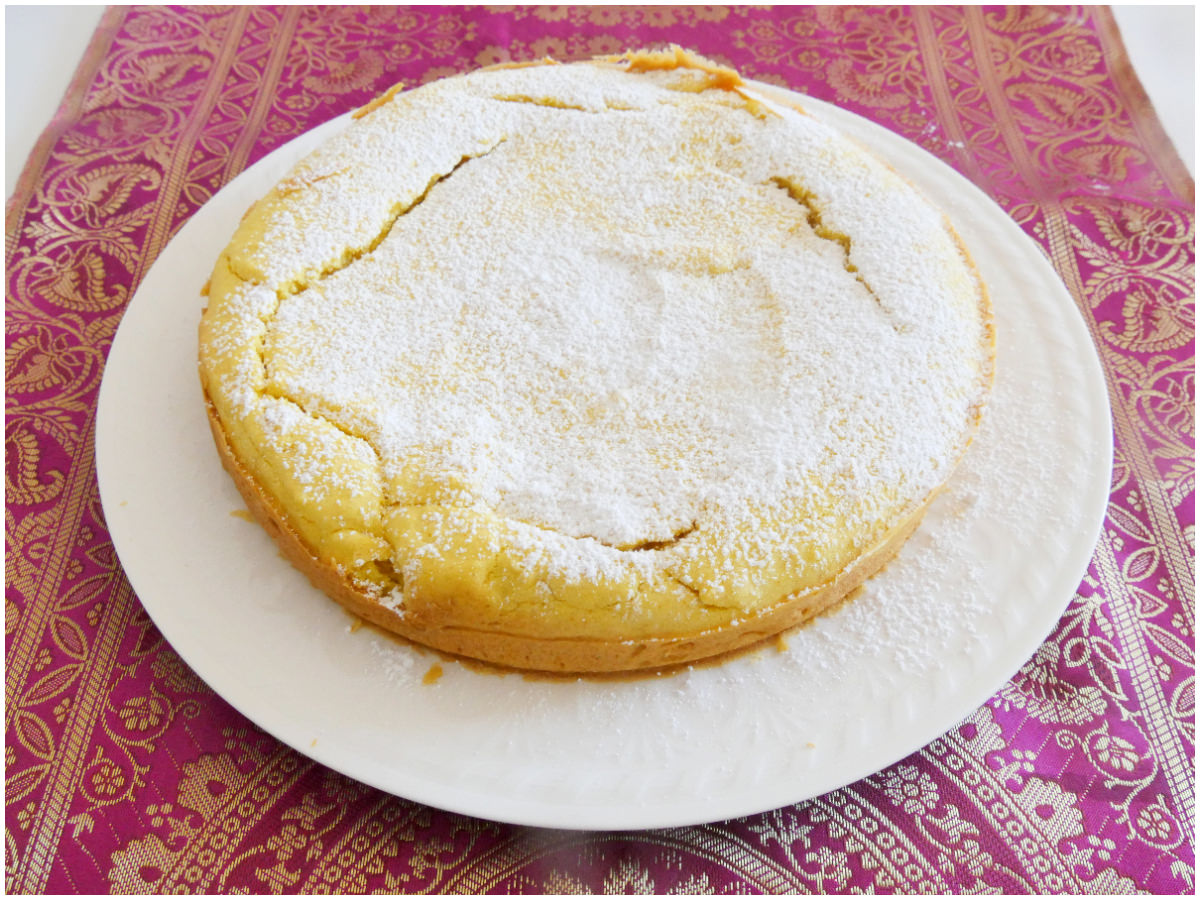 Torta allo zafferano