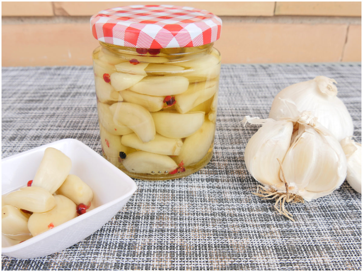 Aglio sott'olio