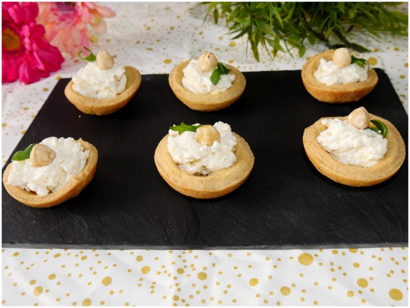 Tartellette salate alle nocciole