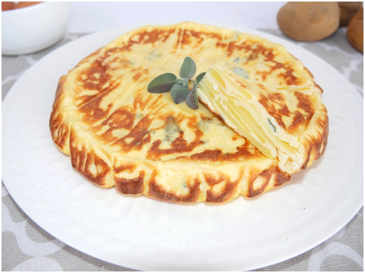 Frittata patate e ricotta