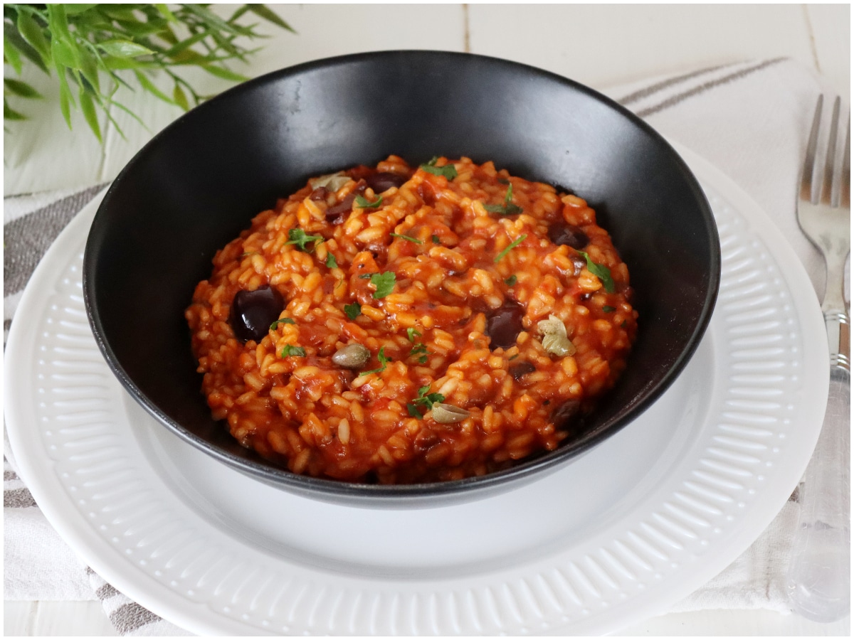 Risotto alla puttanesca