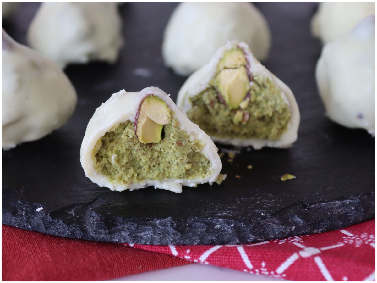 Baci al pistacchio