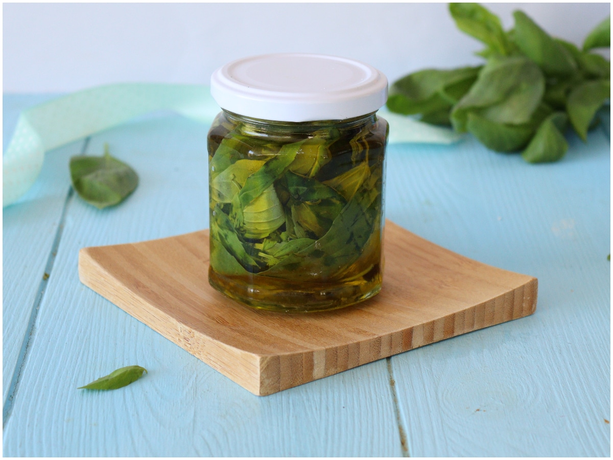 Basilico sott'olio