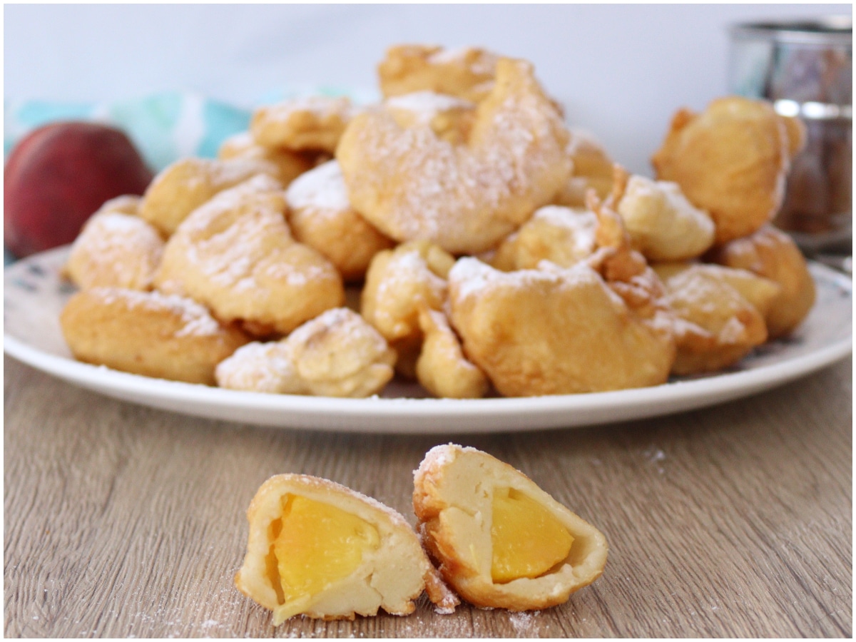 Frittelle di pesche