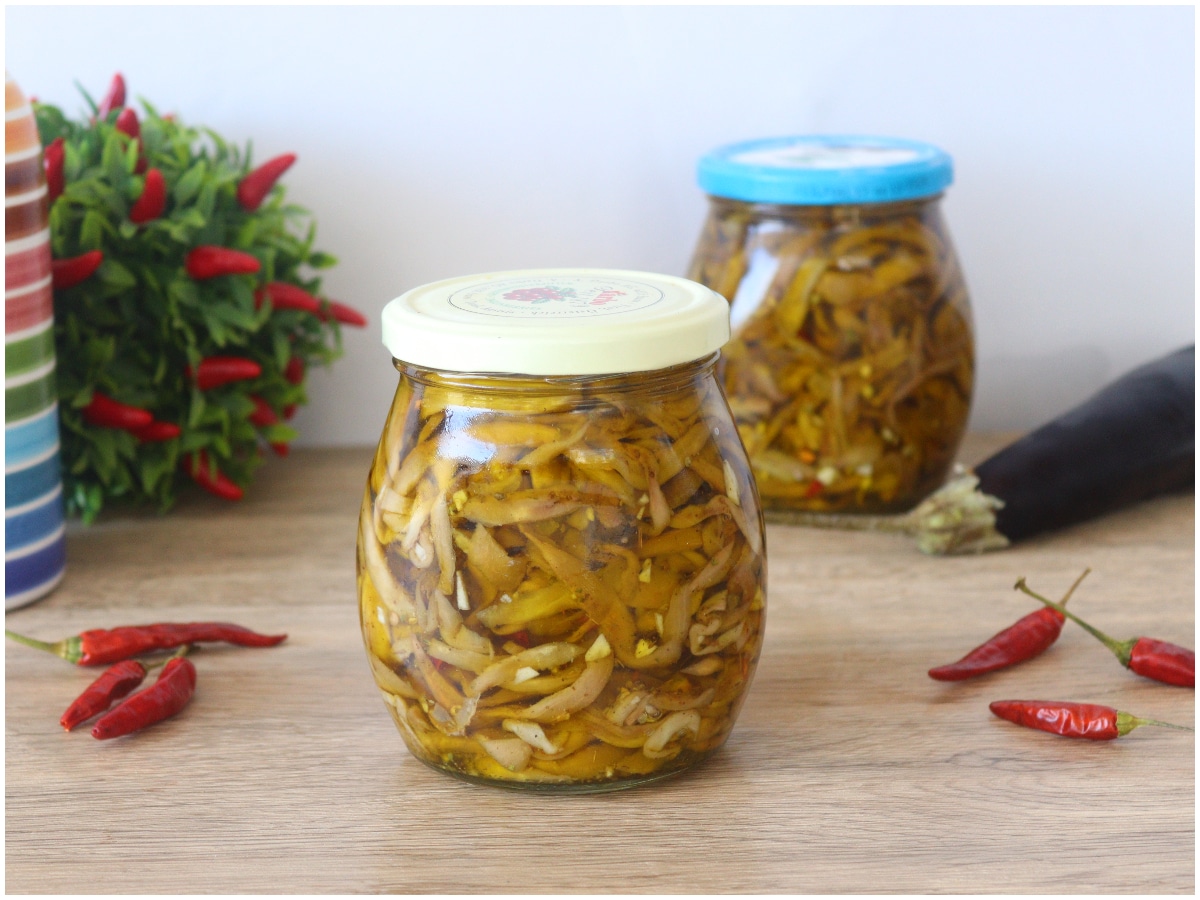 Melanzane sott'olio a crudo