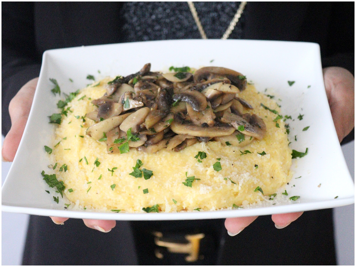 Polenta ai funghi