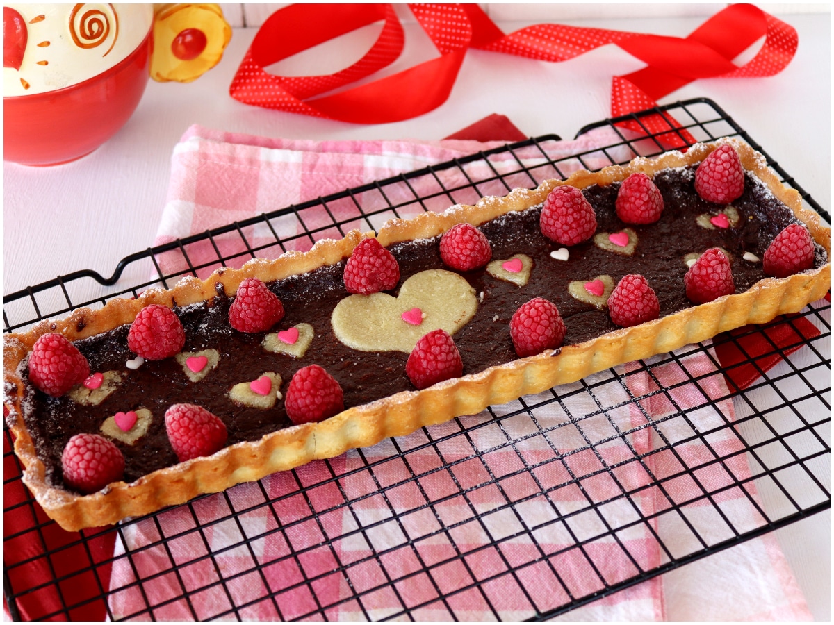 Crostata mandorle e cioccolato