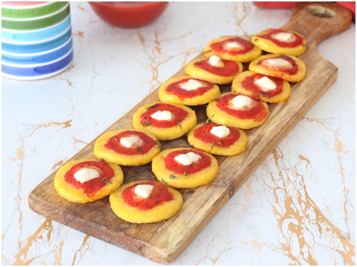 Pizzette di polenta