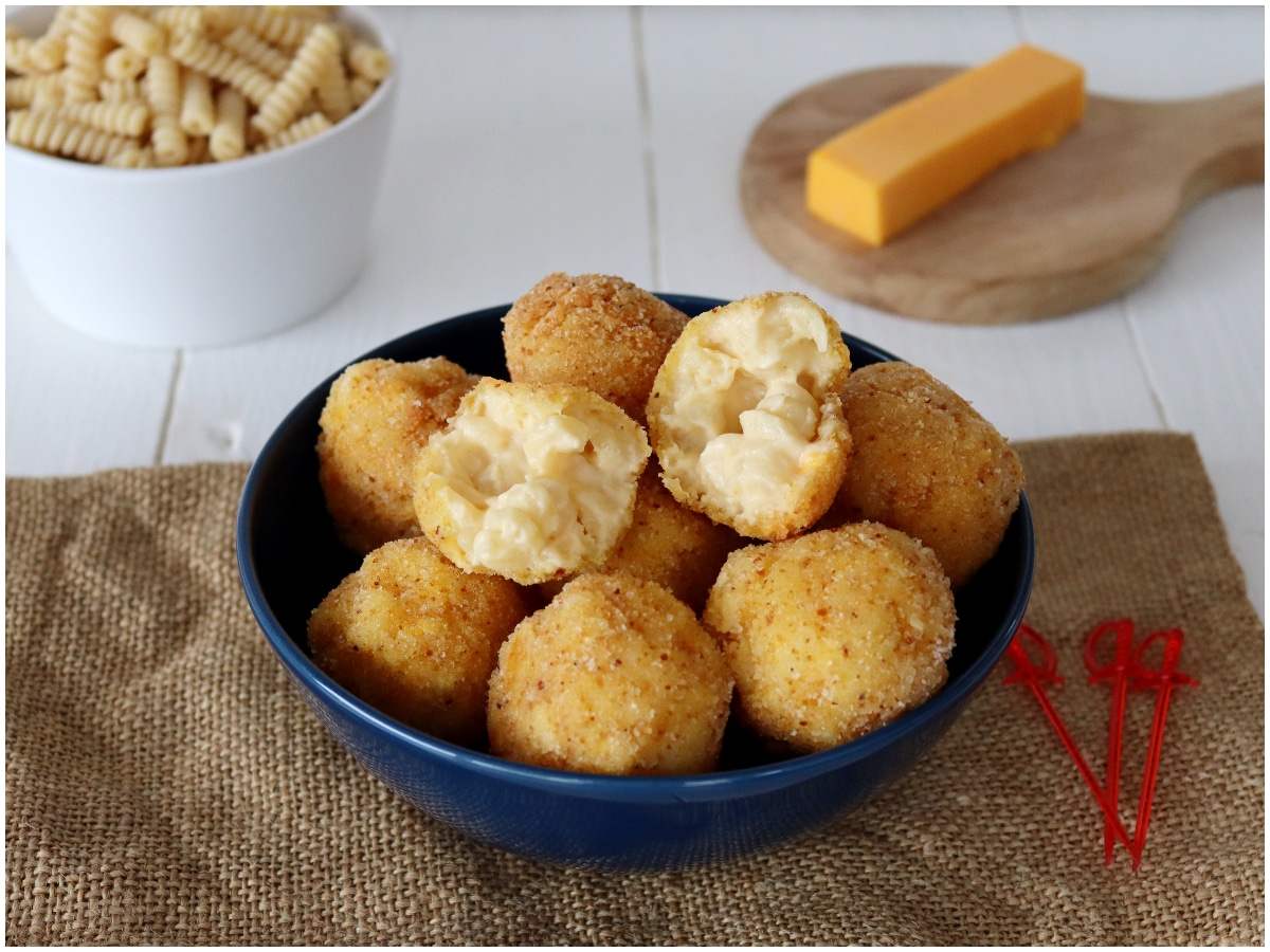 Polpette mac and cheese