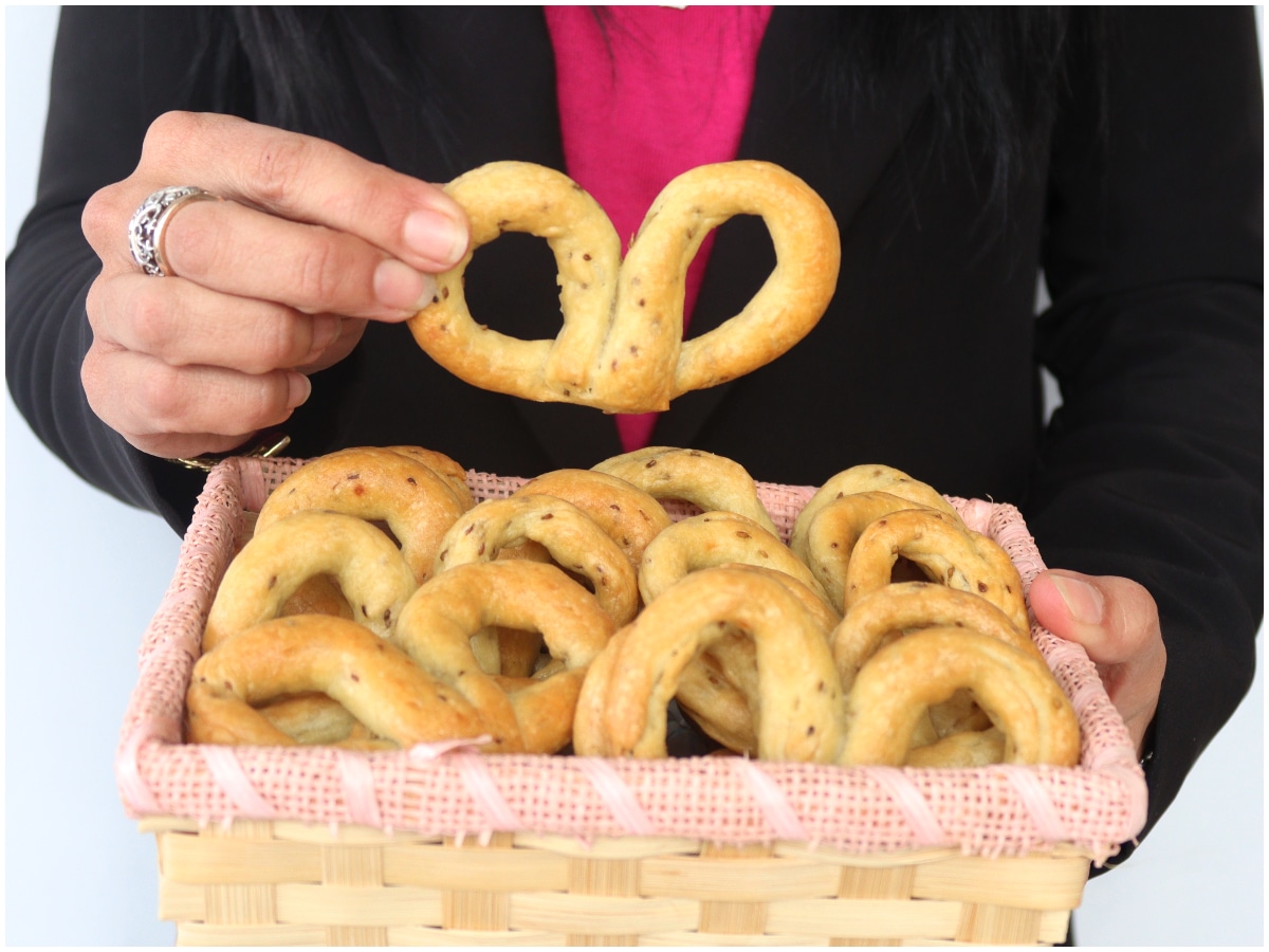 Taralli salati all'anice