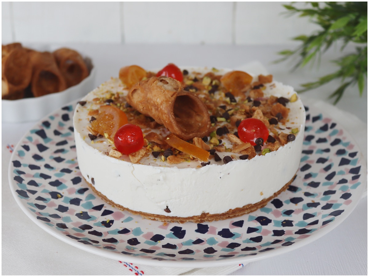 Cheesecake cannolo