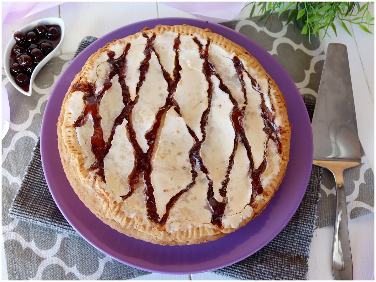 Crostata biscotto amarena