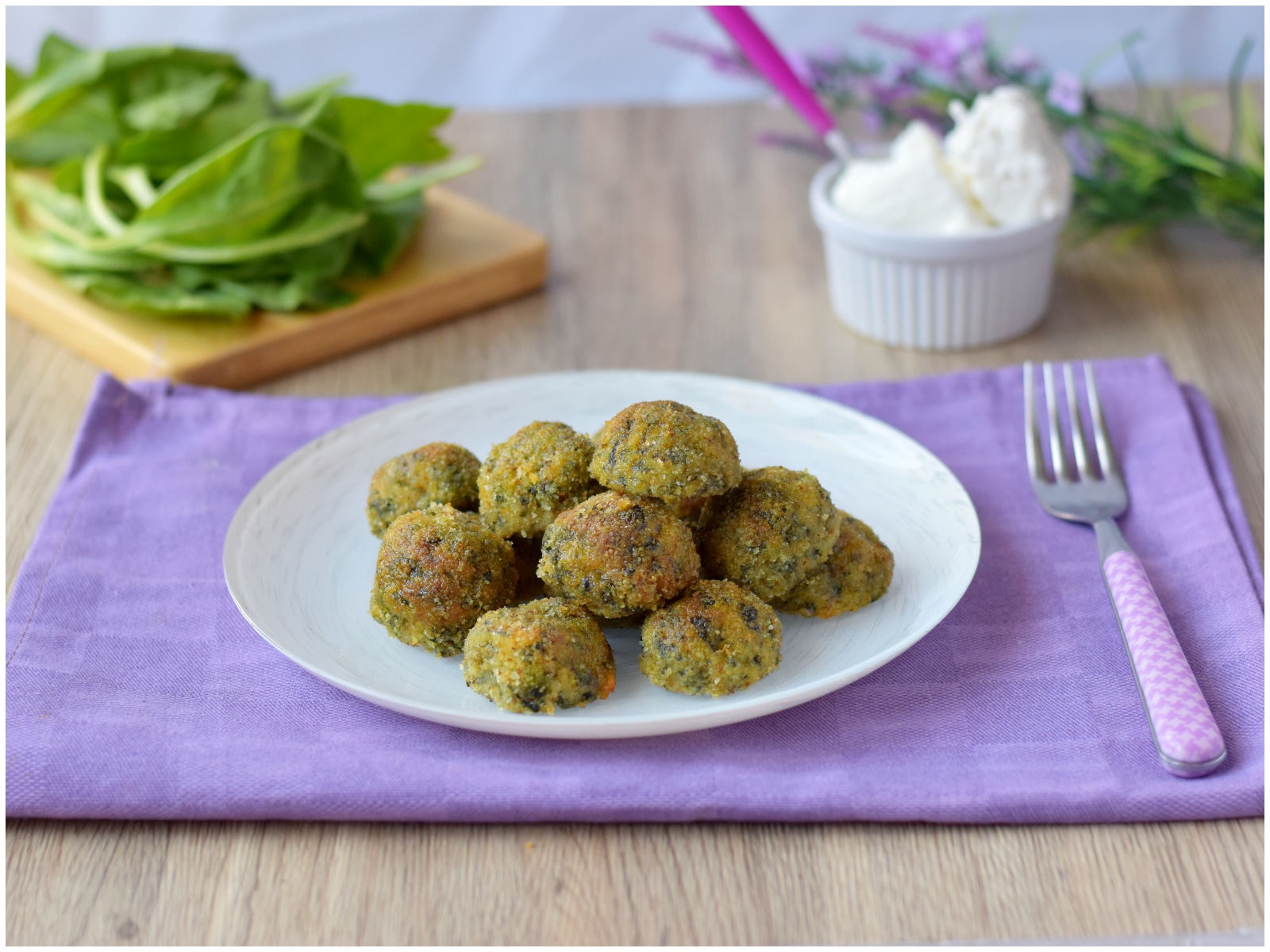 Polpette di spinaci e ricotta
