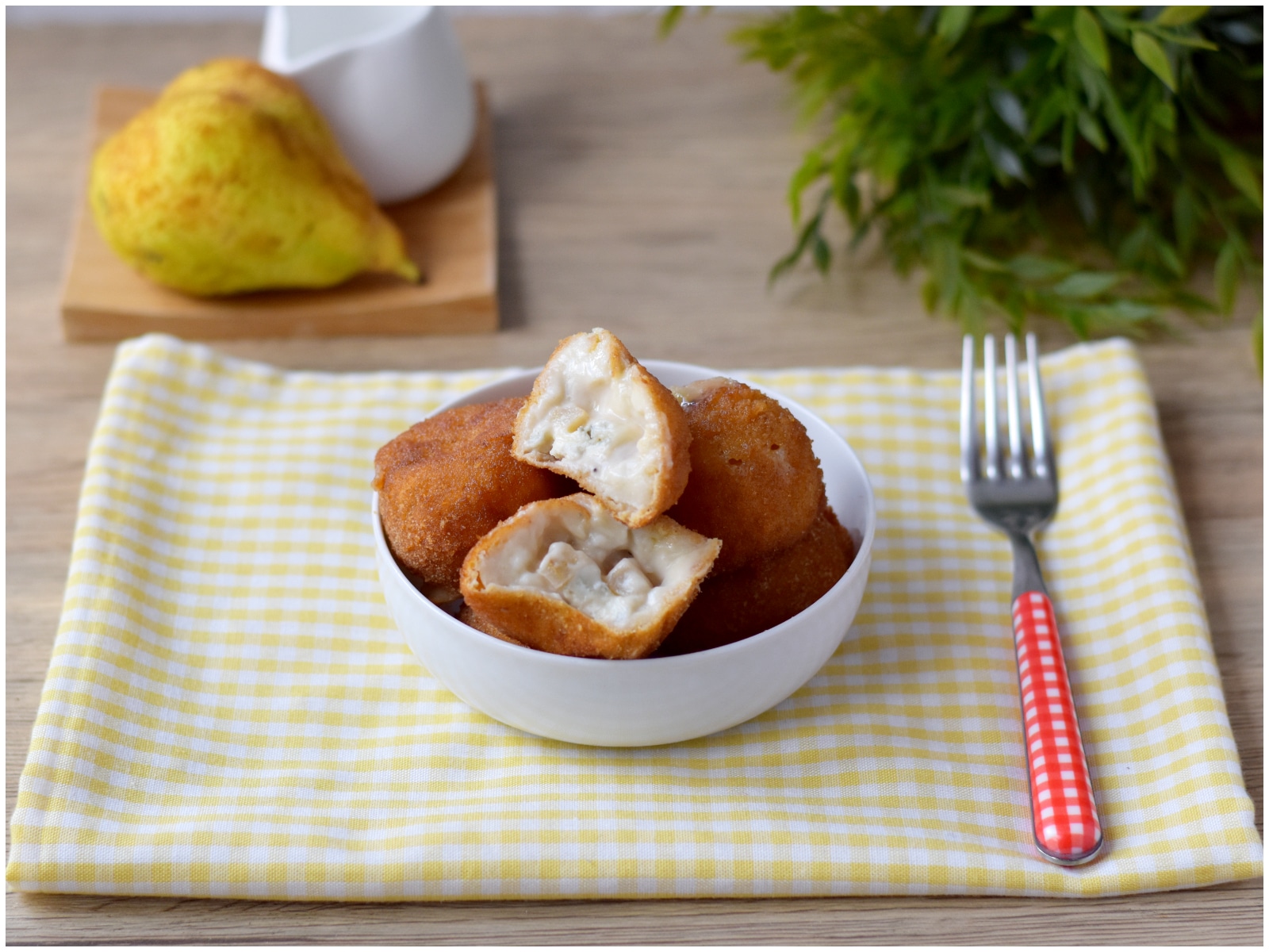 Crocchette gorgonzola e pere