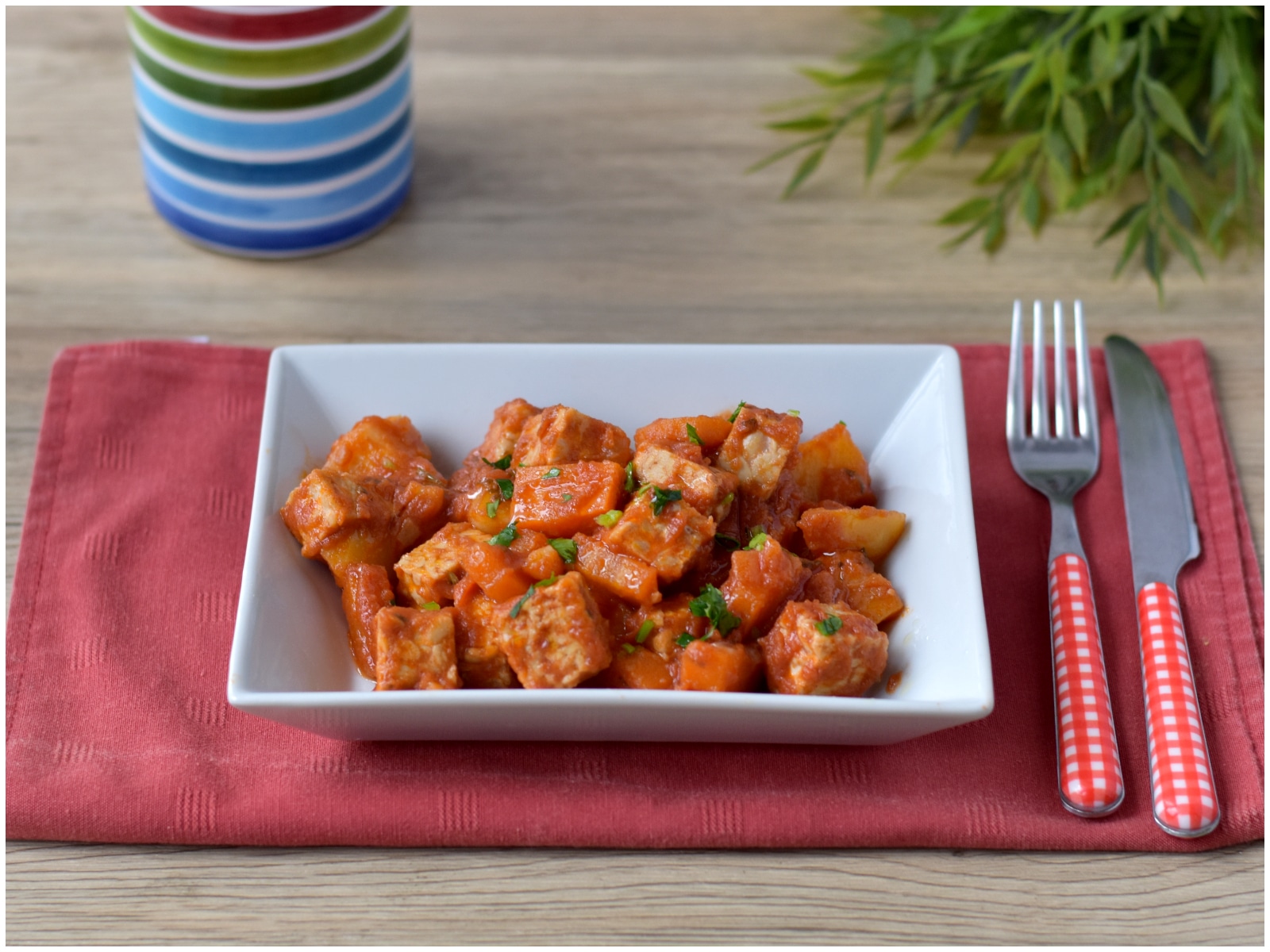 Spezzatino di tempeh
