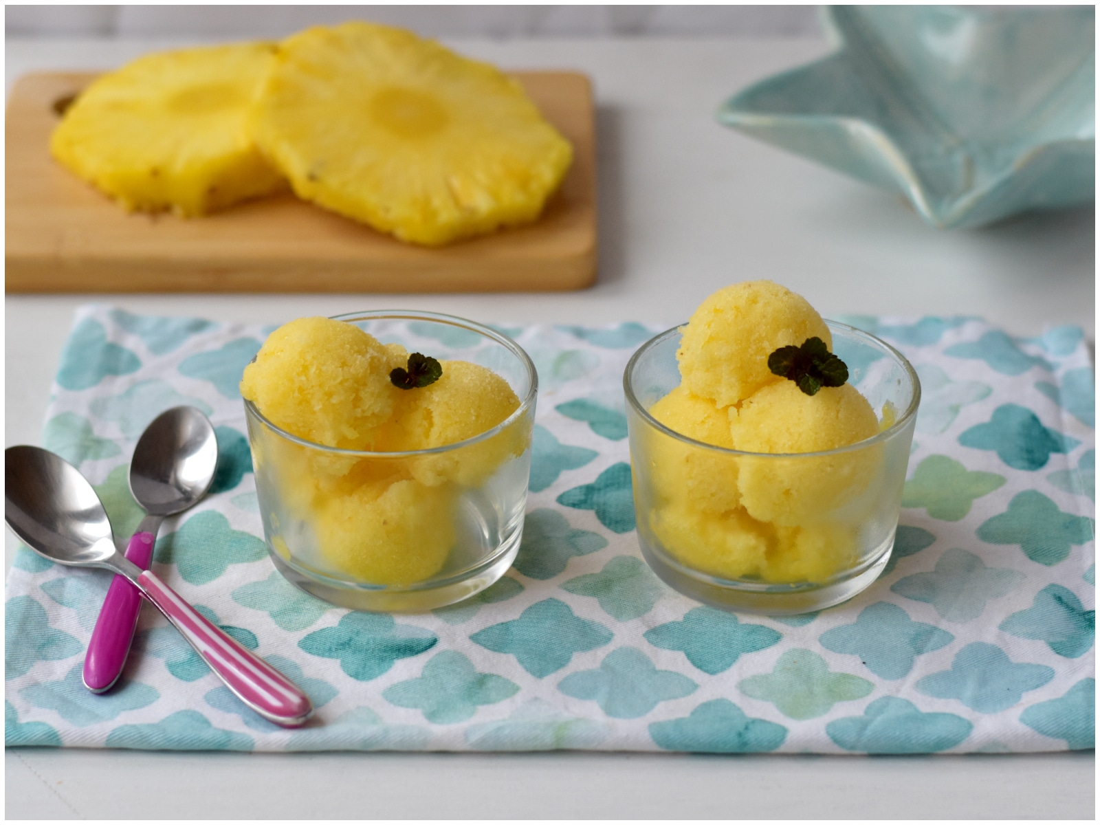 Sorbetto all'ananas