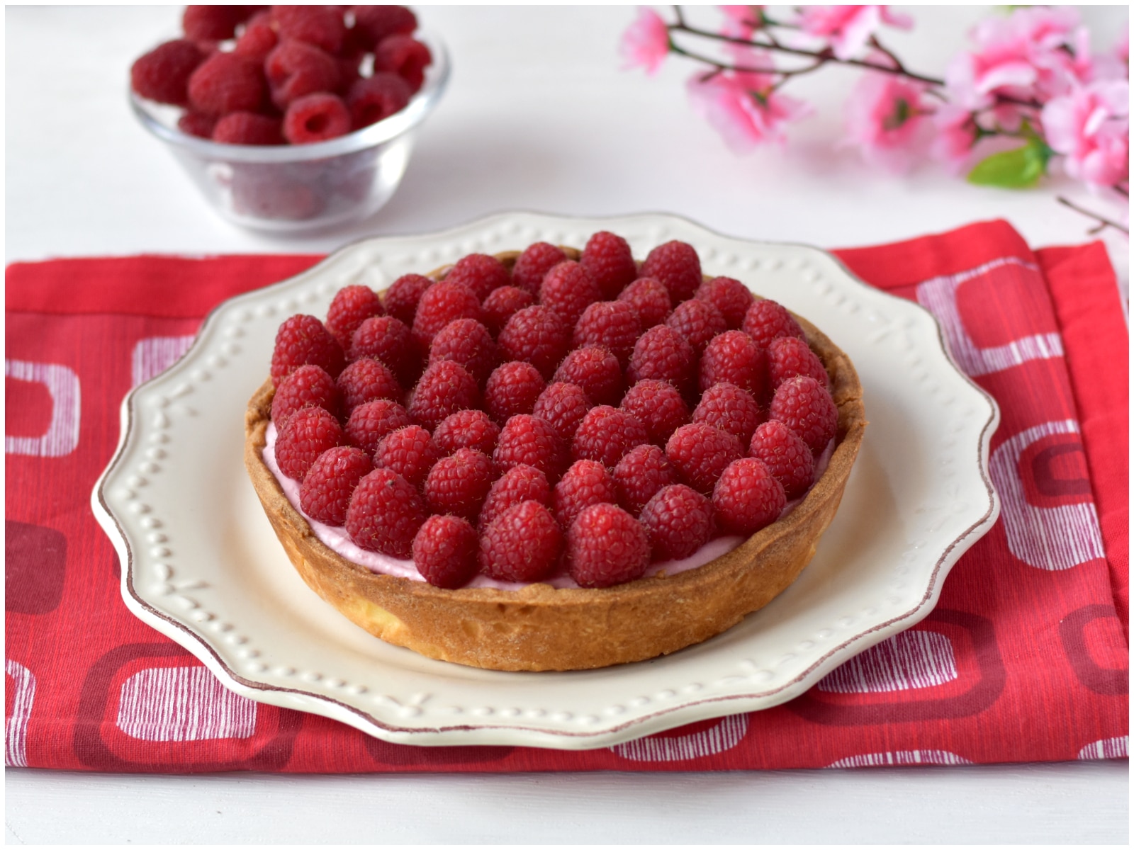 Crostata di lamponi