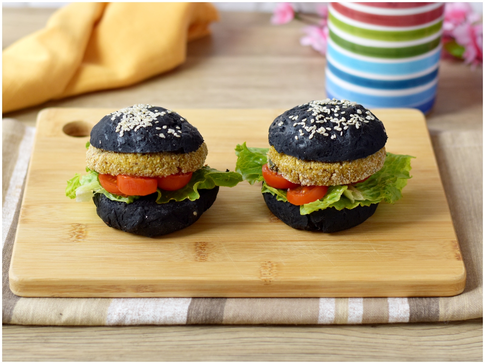 Burger di edamame