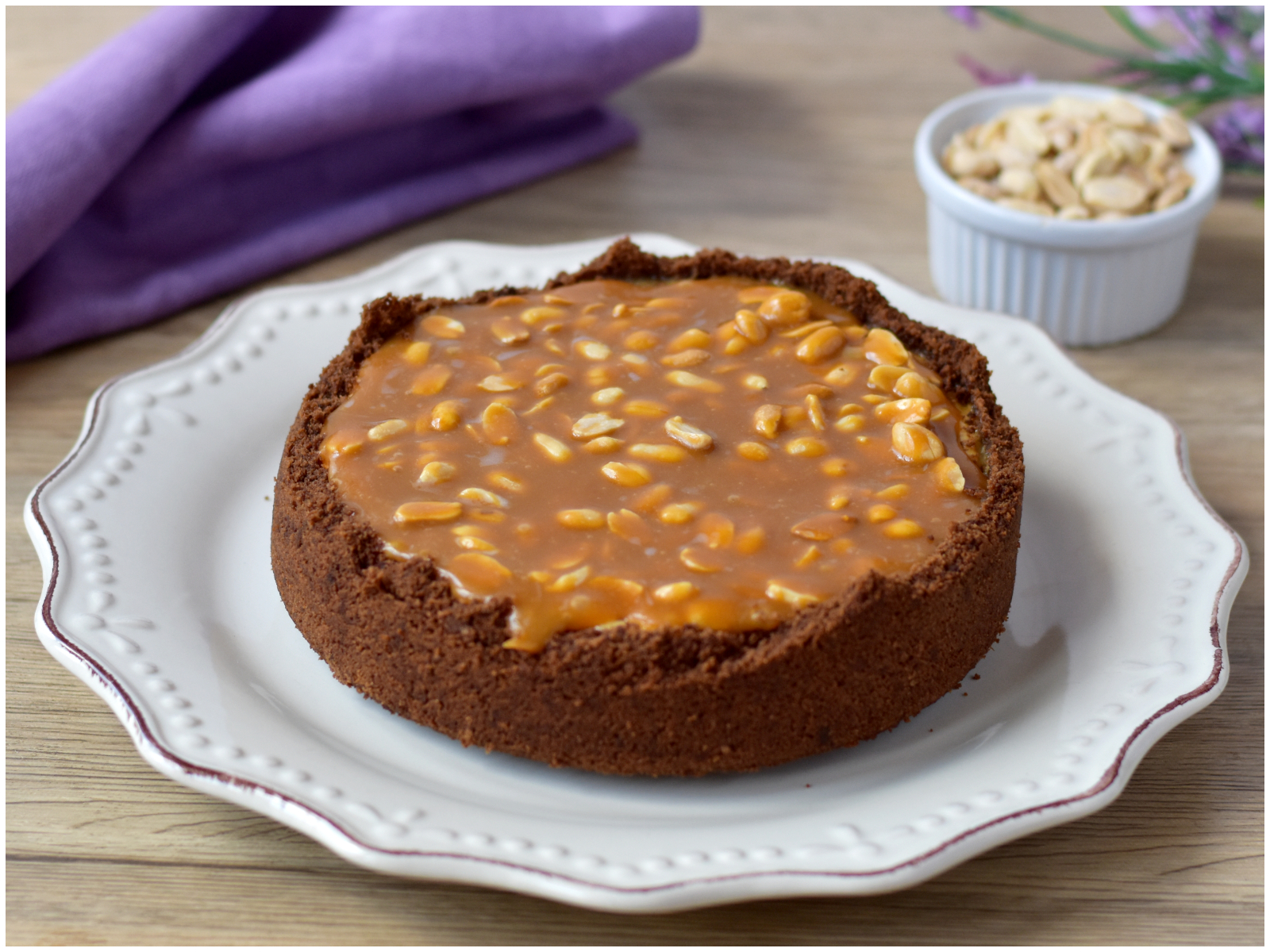 Cheesecake alle arachidi