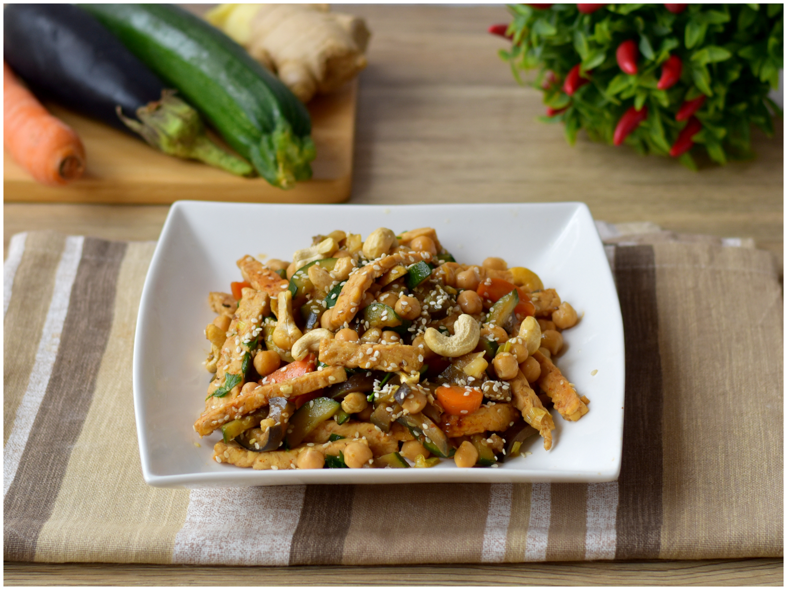 Tempeh alle verdure