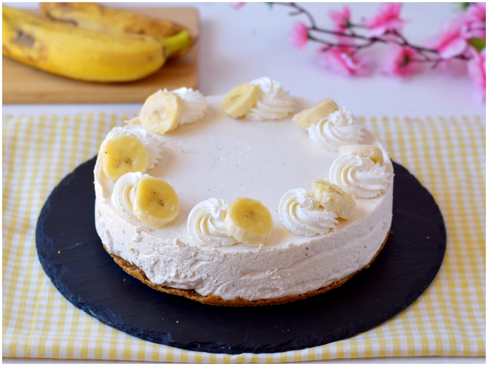 Cheesecake alla banana