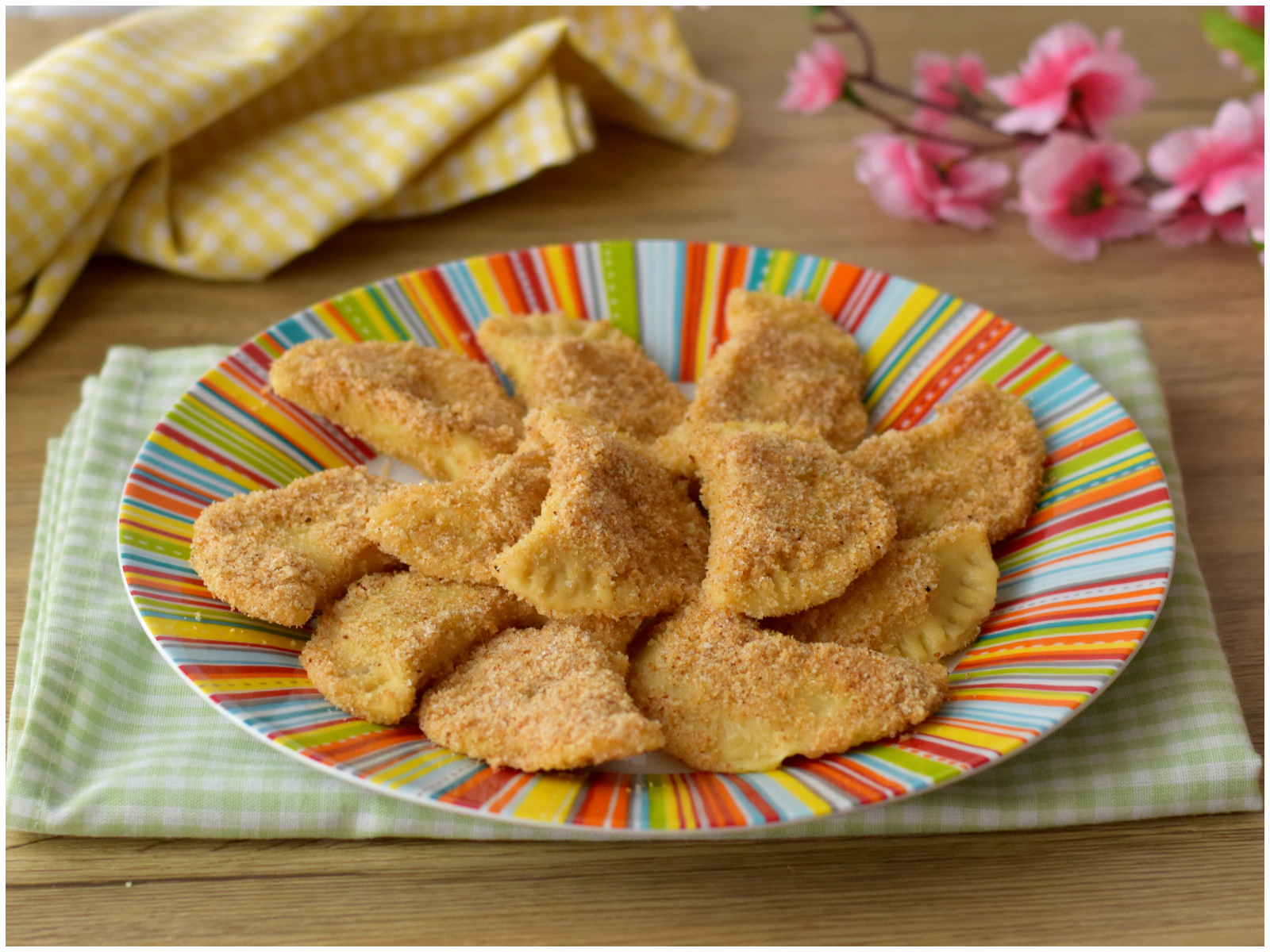 Ravioli dolci rumeni
