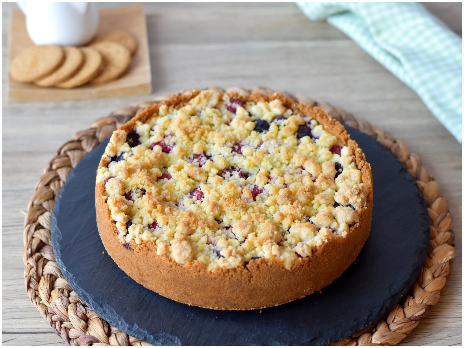 Cheesecake crumble