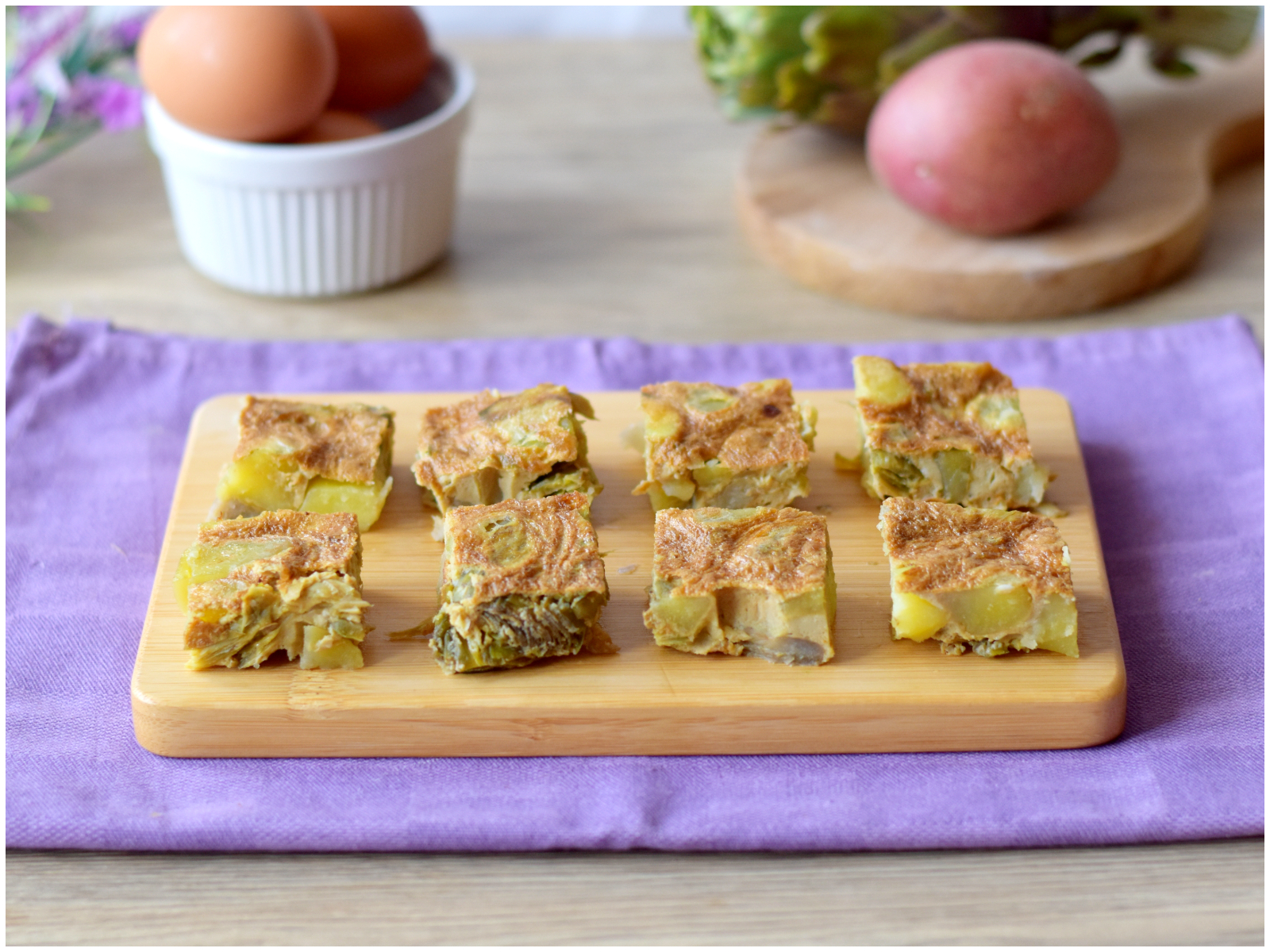Frittata di carciofi e patate